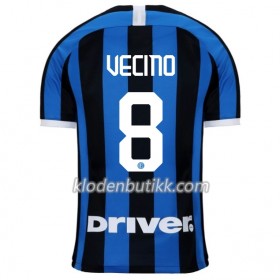 Inter Milan VECINO 8 Hjemme Fotballdrakt 2019-2020 Kortermet